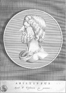 Filosoof Aristippus Geluk